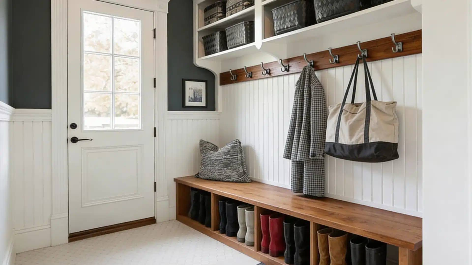 Mudroom Locker System Installation for Large Families and Busy Households